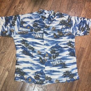 90s Pierre Cardin Hawaiian button up size xxl